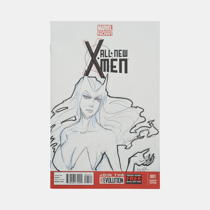 All New X-Men #1 Original Scarlett Witch Sketch Cover y Andres Manuel Labrada NM0