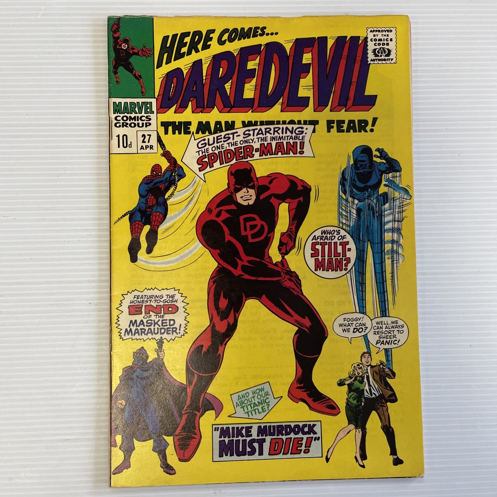 Daredevil #27 1967 FN Pence Copy0