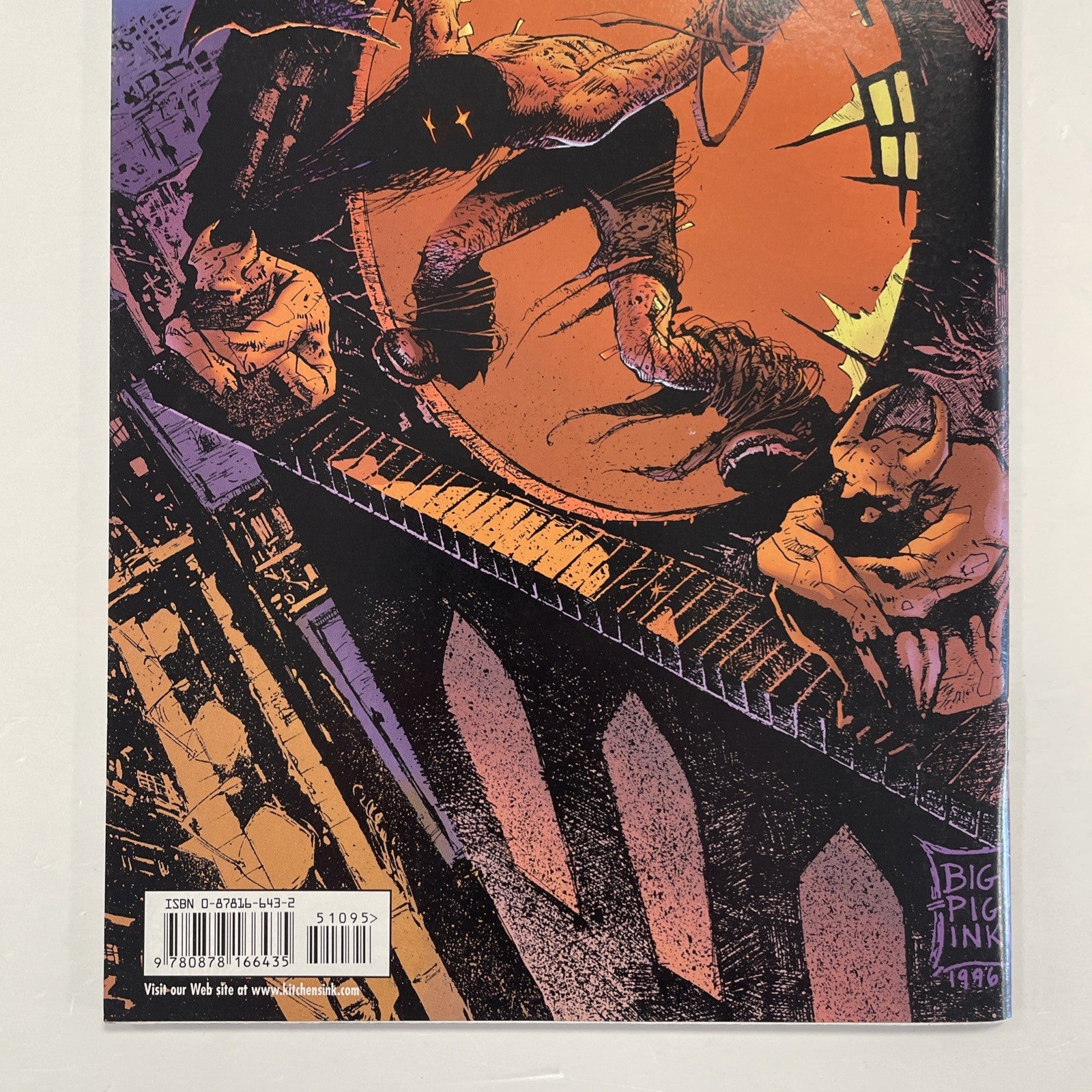 The Crow #0 1998 FN J O'Barr Kitchen Sink Comix6