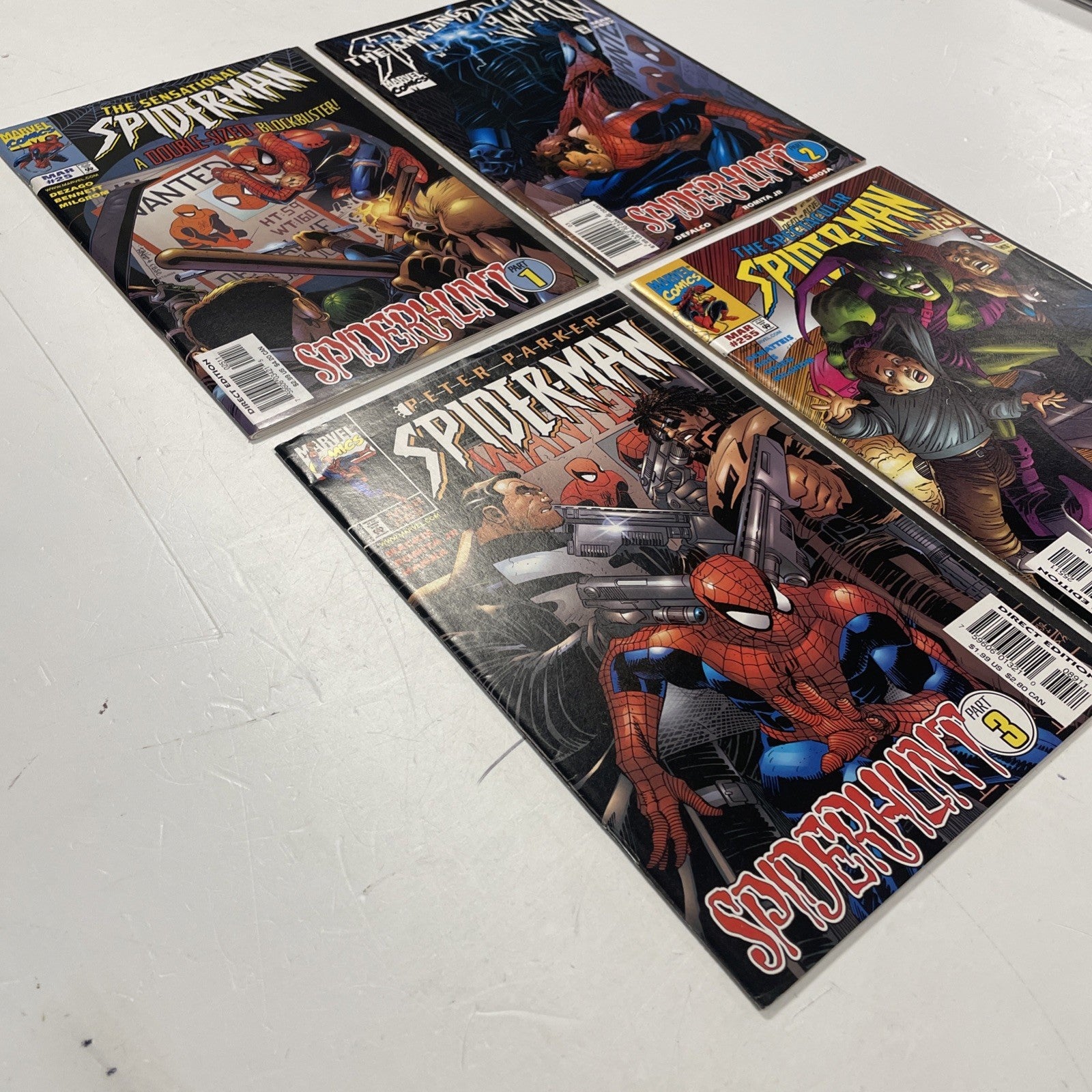 Spider-Man: Spiderhunt #1-4 1998 Complete Set Mid-high Grades5