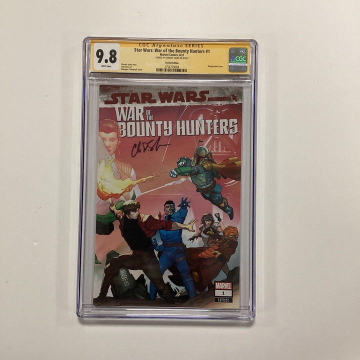 Star Wars War Bounty Hunters #1 2021 CGC 9.8 Signature Series Charles Soule