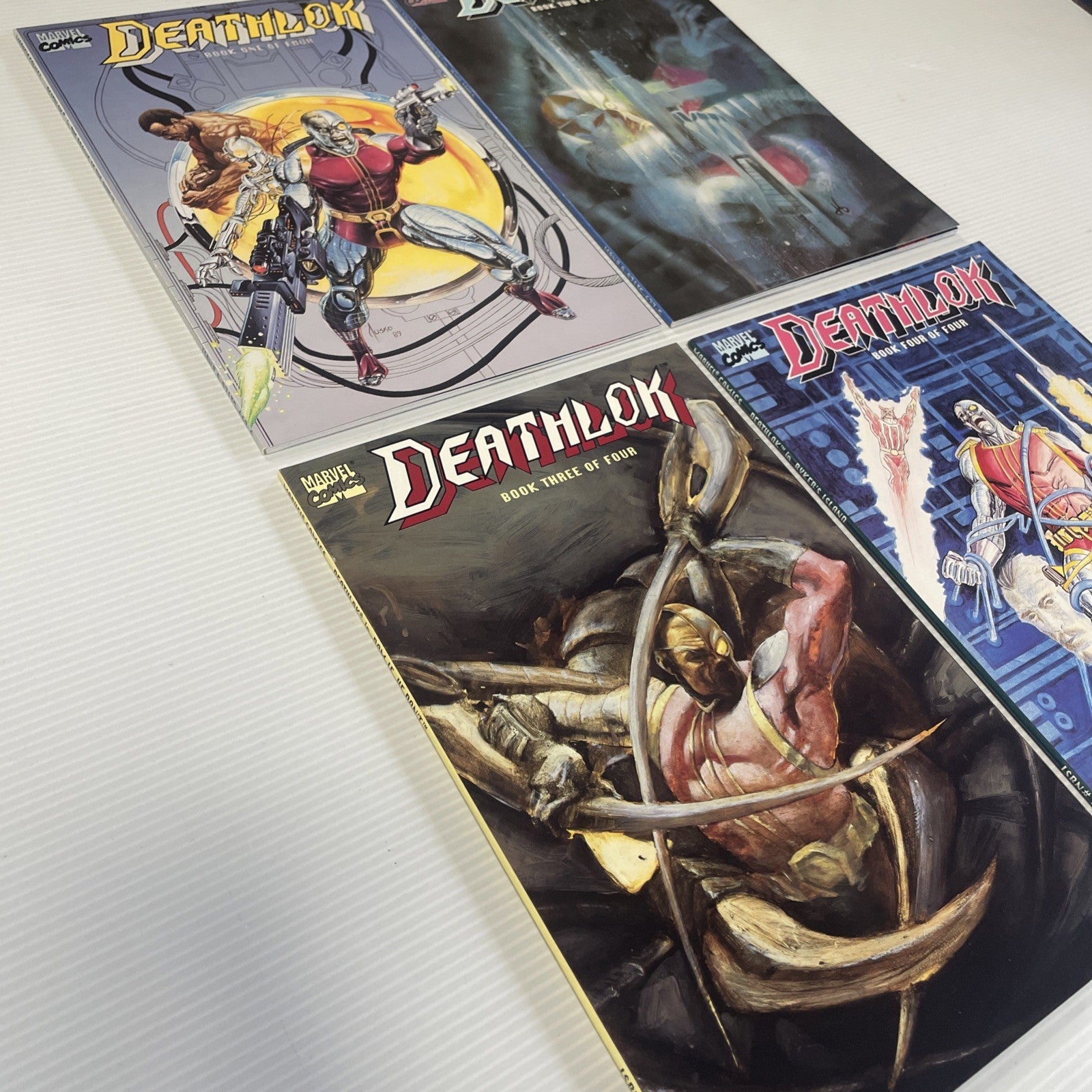 Deathlok #1-4 1990 NM Complete Mini Series5