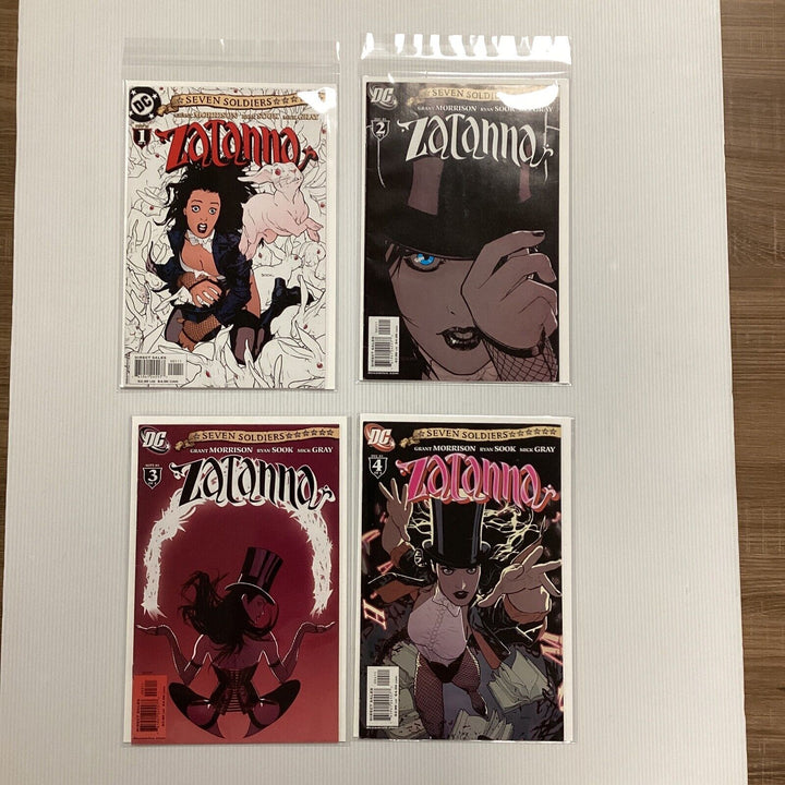 Seven Soldiers: Zatanna #1-4 2005 Complete Set **#1- VF/NM, #2- FN+, #3- FN/VF,