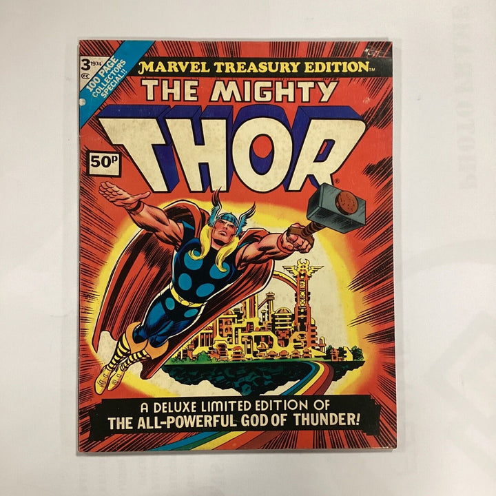 Marvel Treasury Edition #3 The Mighty Thor 1974 FN Pence Copy