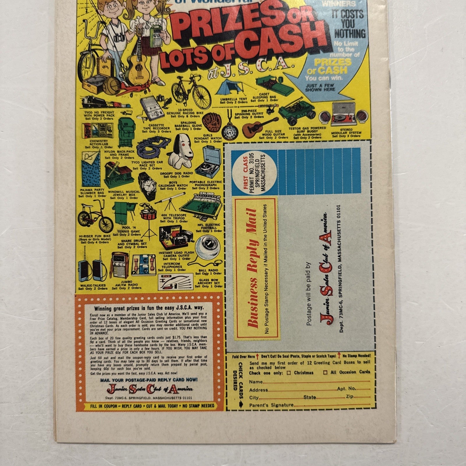 Marvel Feature #11 1973 VF- Thing Hulk Signed by Jim Starlin inside page Date st5
