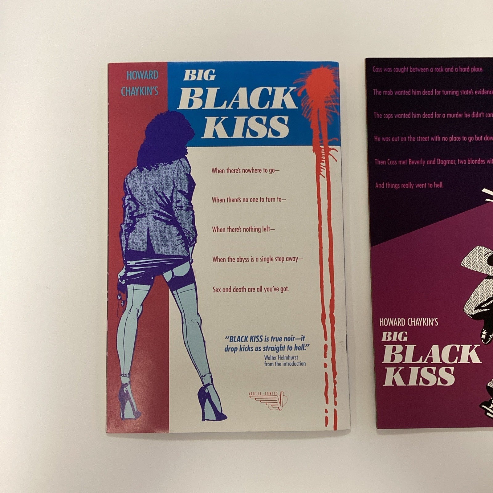 Black Kiss #1-3 1989 Mid Grades Howard Chaykin **Sticker residue on cover of #15