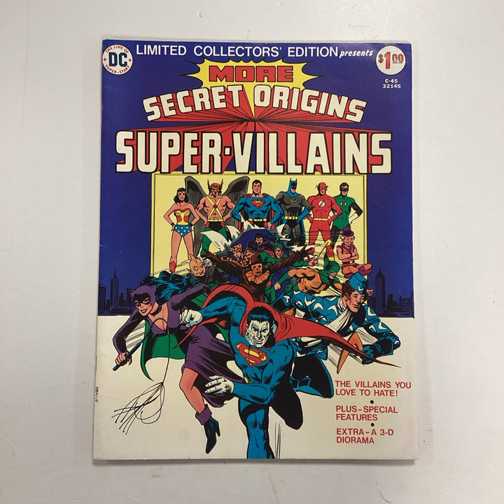 DC Limited Collectors Edition More Secret Origins Super-Villains 1976 FN/VF0
