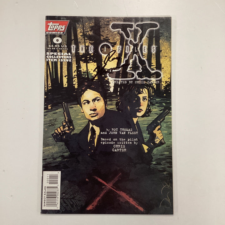 X-files #0 1996 VF/NM Signed By Roy Thomas DF CoA 1073/12500