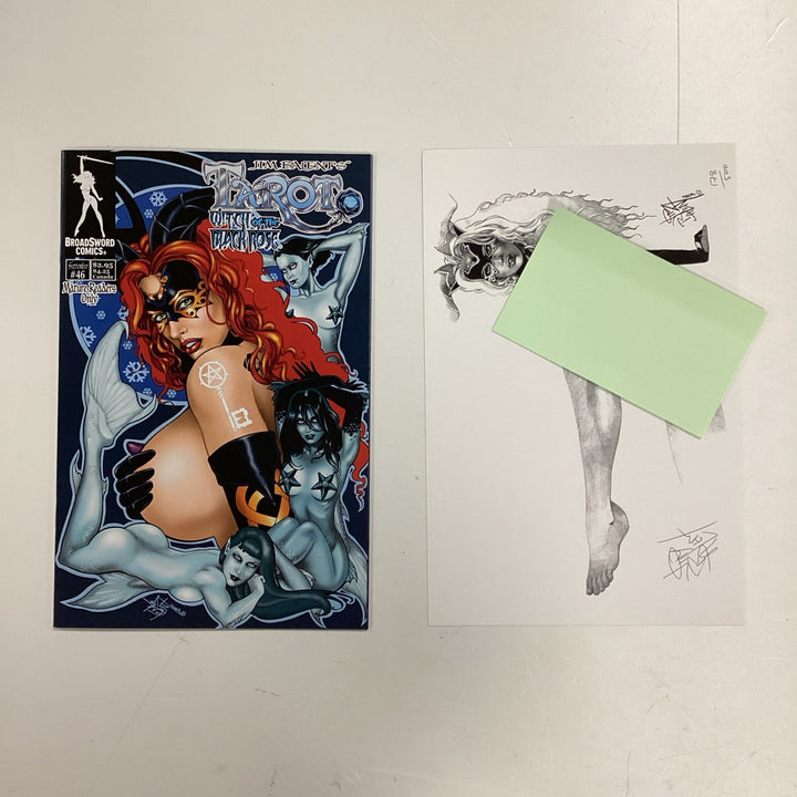 Tarot Witch Of The Black Rose #46 2007 NM Deluxe Editon inc. Signed print0