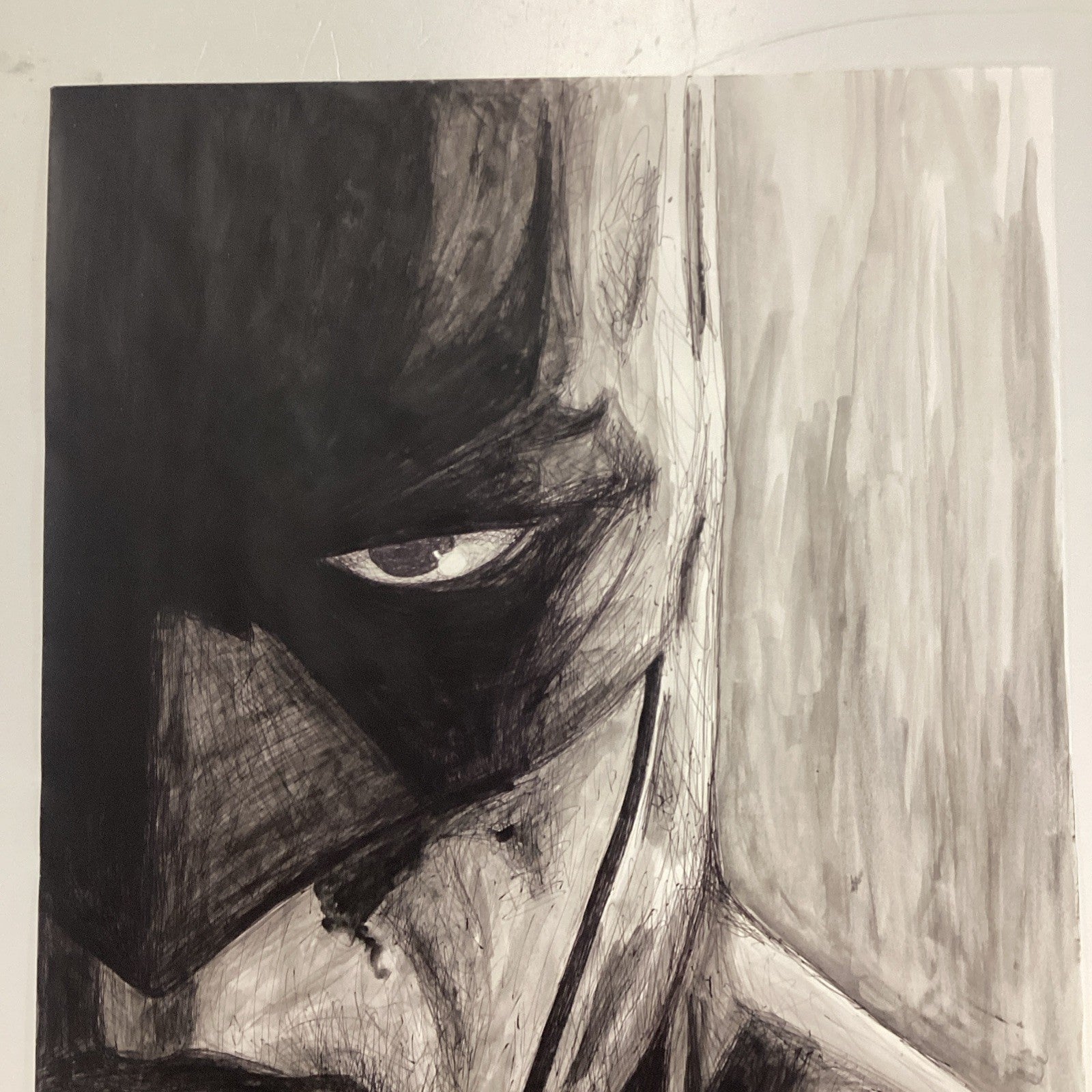 Batman Original Art by Becky Knapp with COA (80x59cm)2