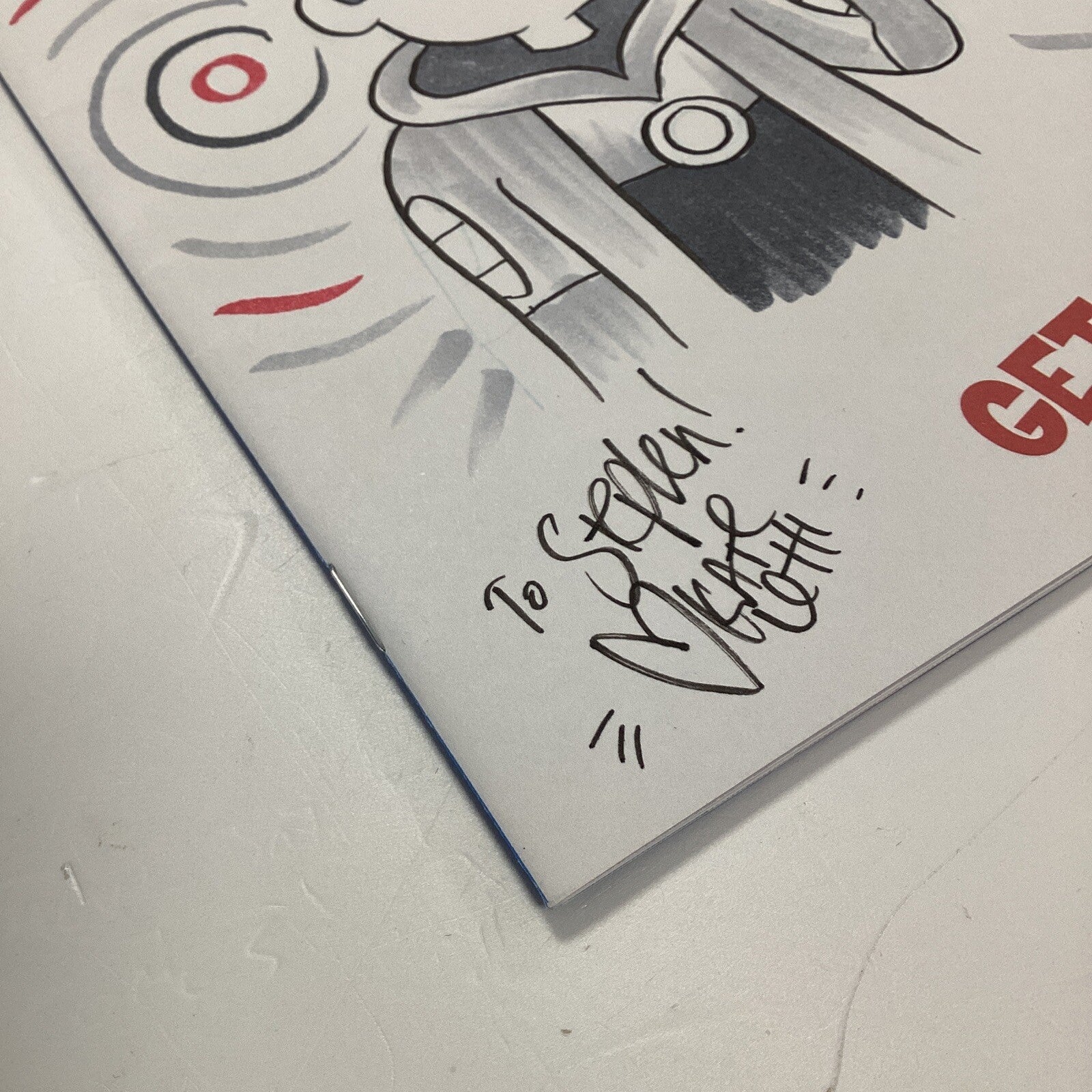 Bravest Warriors #25 2014 Original Sketch by Kate Leth signed "To Stephen"3