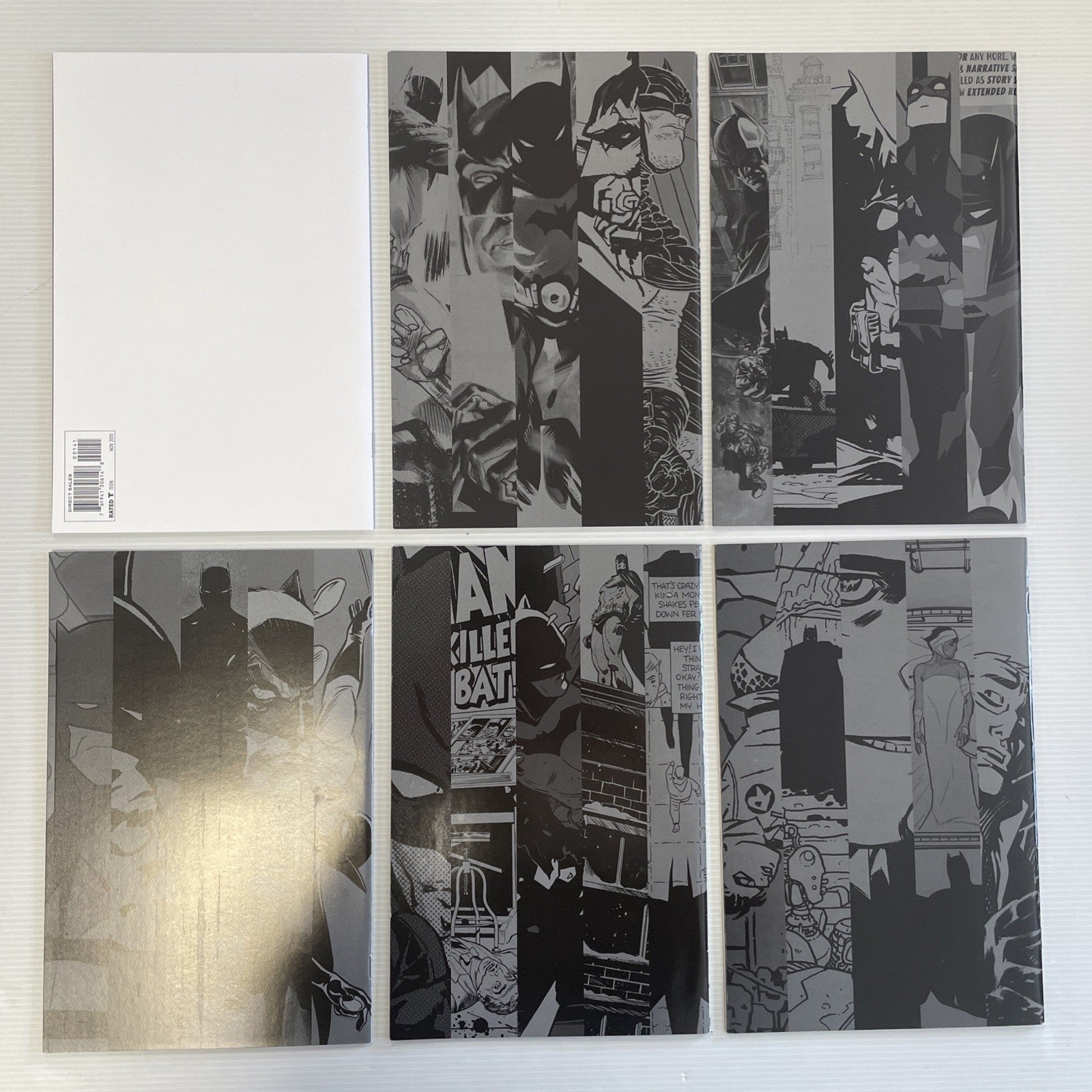 Batman Black & White #1-6 2020 NM Complete Set **#1 blank/sketch variant8