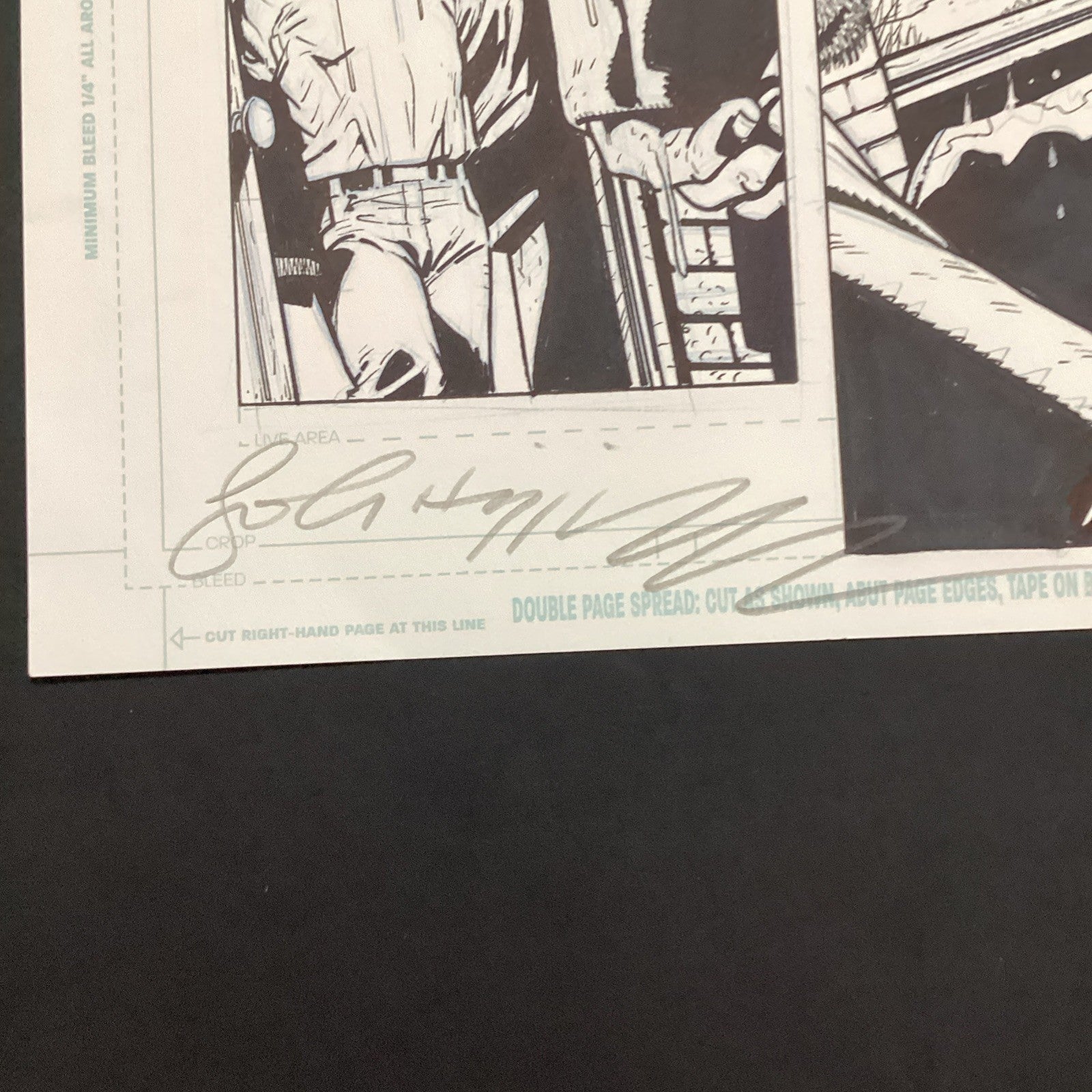 Original Artwork for Thunderbolt Jaxon #1 Page 15 By John Higgins 20063