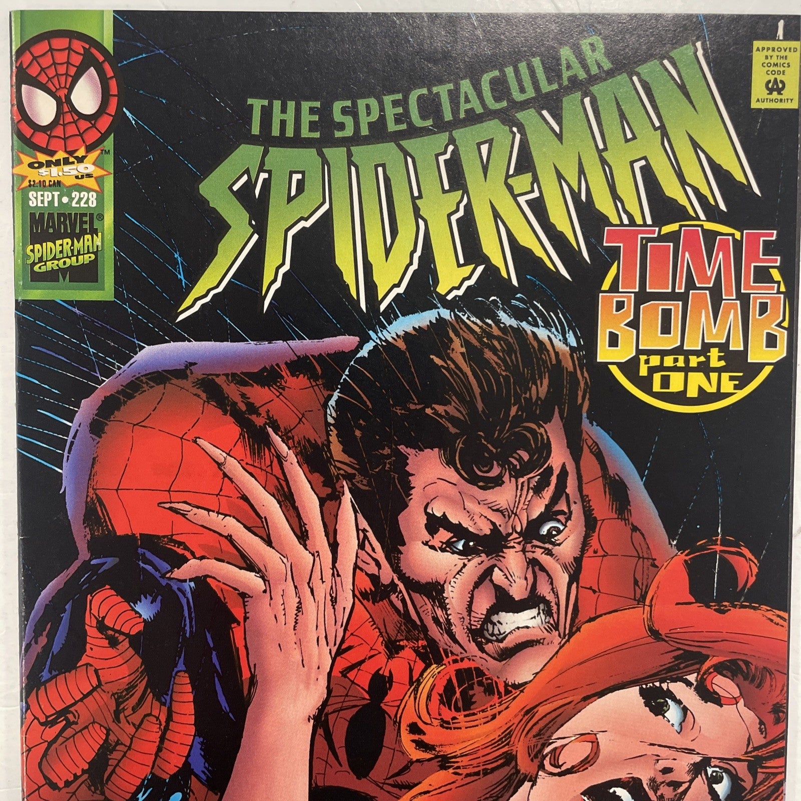 Spider-Man: Time Bomb #1-2 1995 Complete Set VF/NM inc. Over Power Cards2