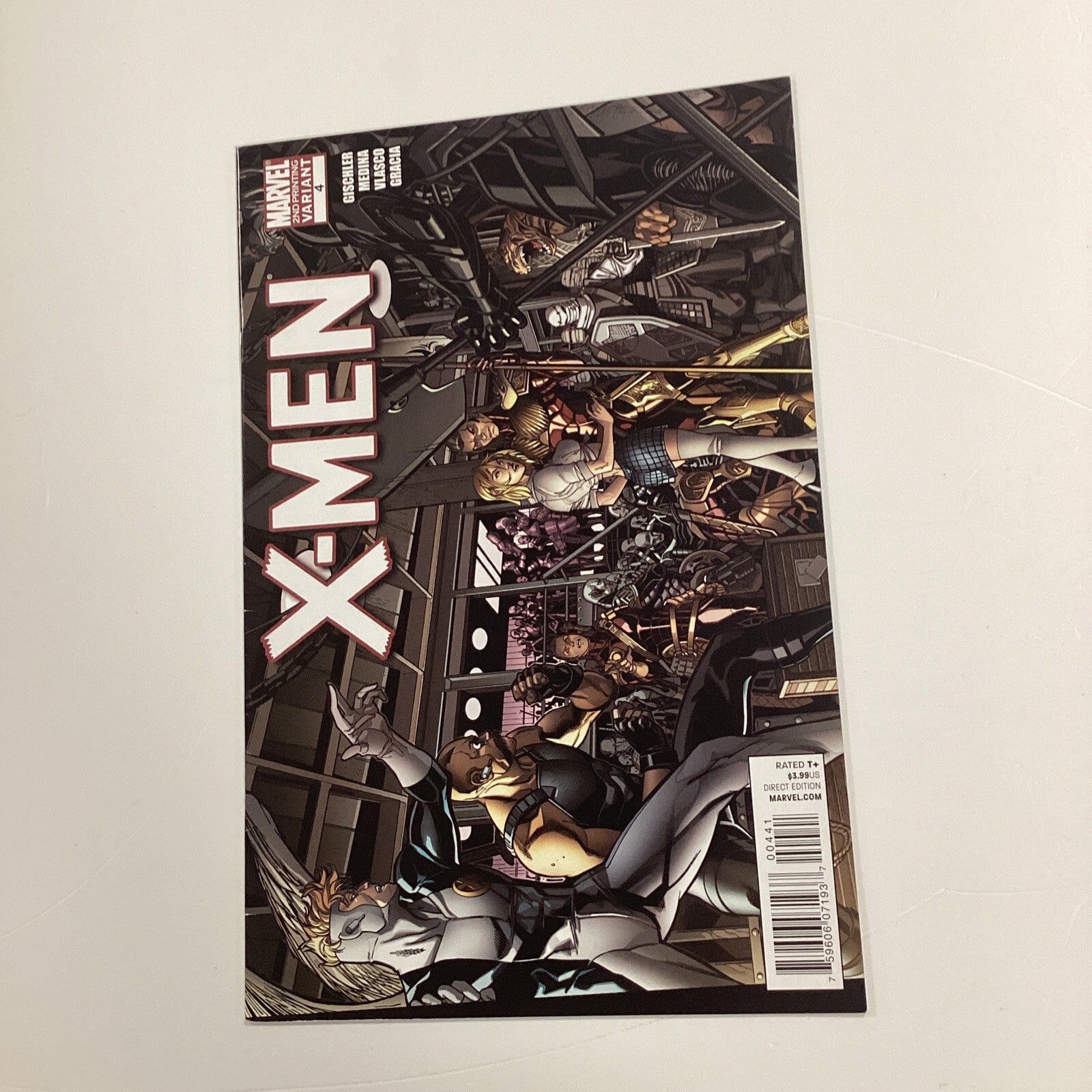 X-Men #4 2010 VF 2nd Print Variant Blade Vs Dracula3