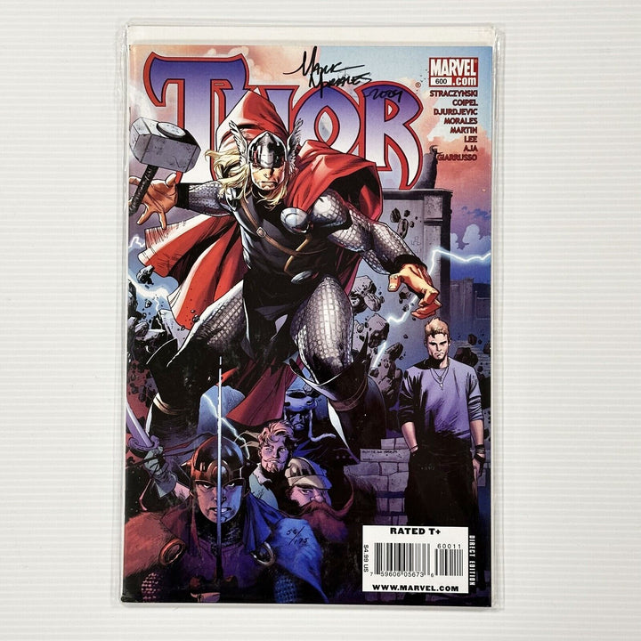 Thor #600 2009 Signed Mark Morales Dynamic Forces CoA 56/175