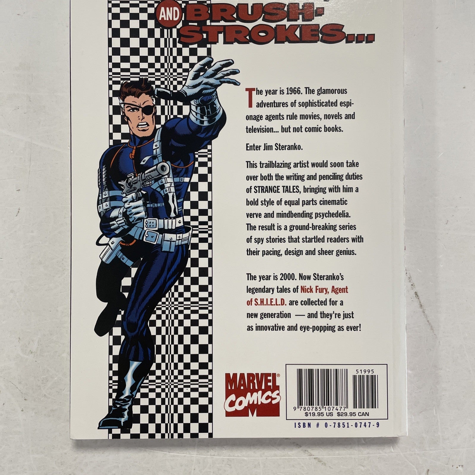 Marvel Comics Graphic Novel Nick Fury Agent of Shield Strange Tales 150-168 20015