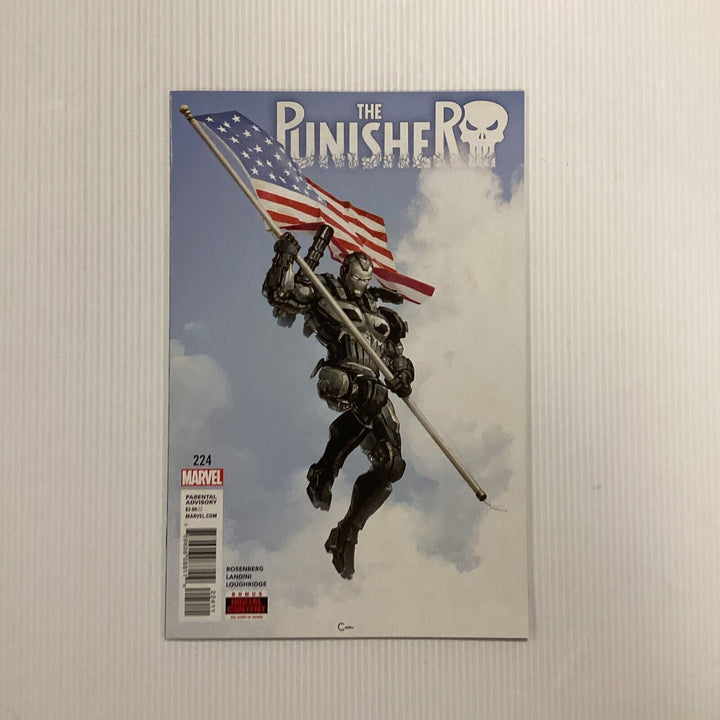 The Punisher #224 2018 NM Classic Crain Cover of Frank Castle as War Machine