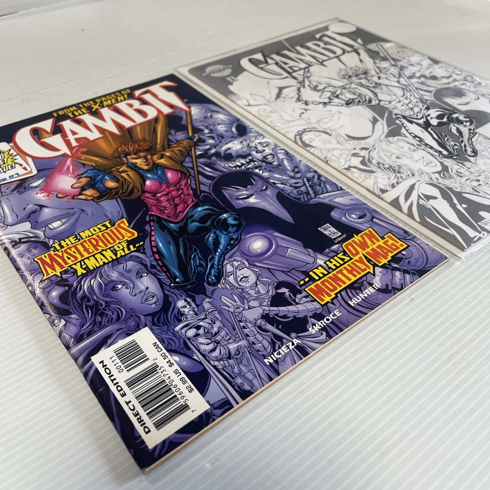 Gambit #1 1999 Marvel Authentix Limited Edition Comic 1446/7500 inc. Trade Dress7