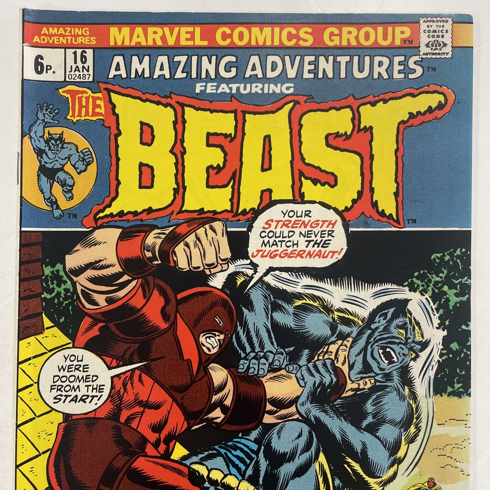 Amazing Adventures #16 1973 VF- Featuring The Beast1