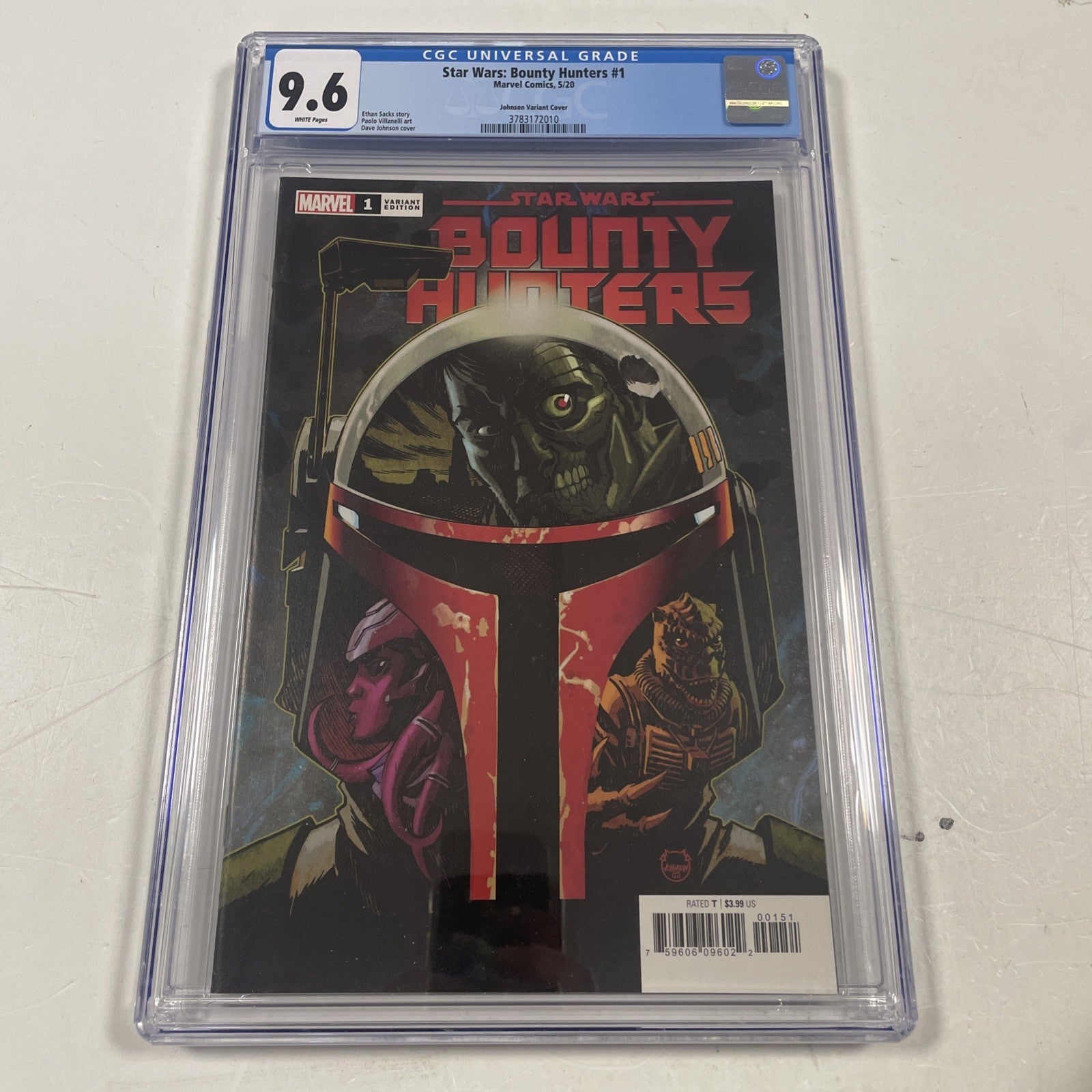 Star Wars Comic Bounty Hunters #1 2020 CGC 9.6 Dave Johnson 1:50 Variant0