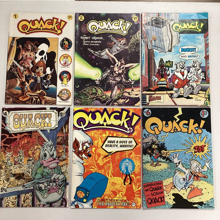 Quack #1-6 1976 VG/FN Frank Brunner Dave Stevens *See Description