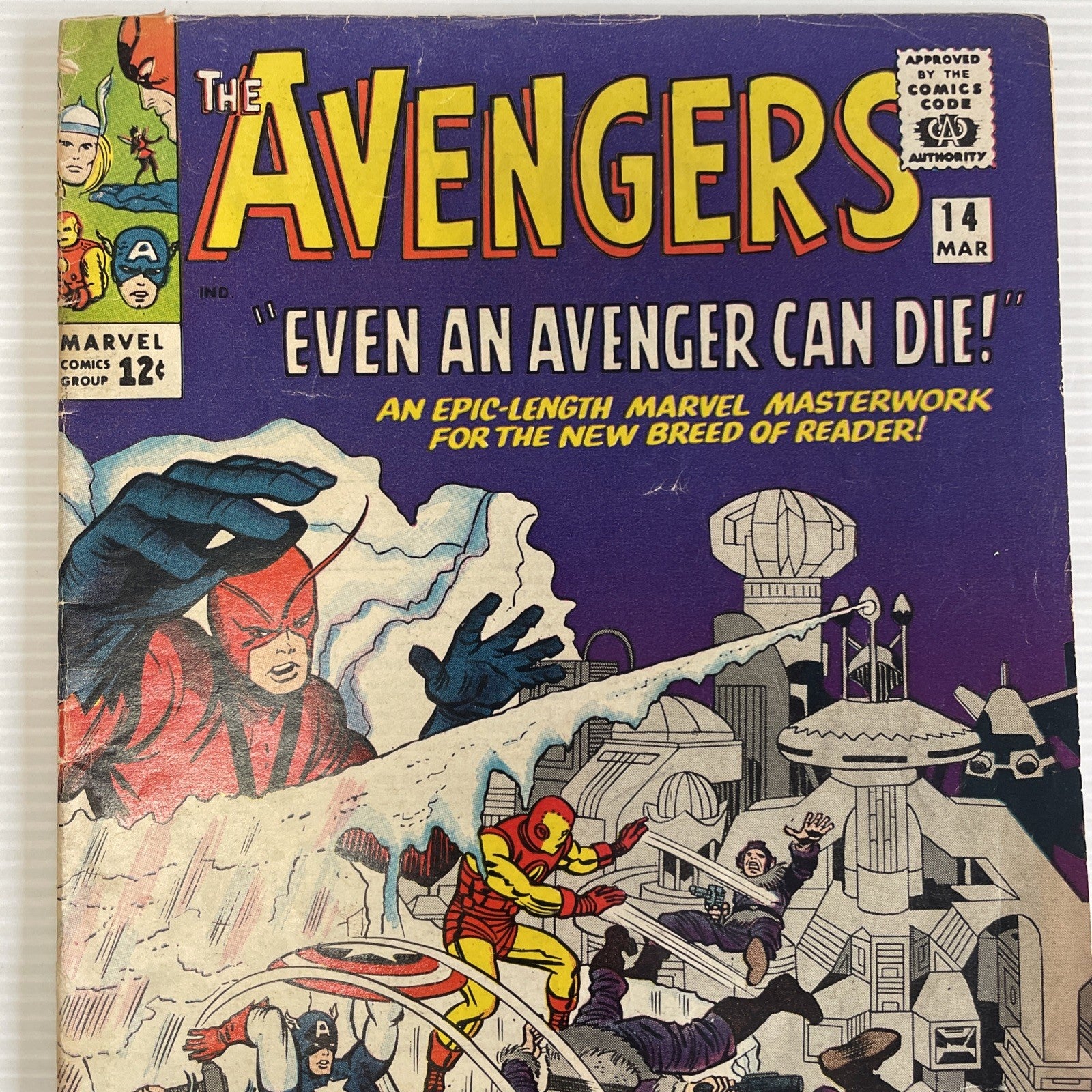 Avengers #14 1965 GD Pence Stamp **Tears and small piece missing from open edge1