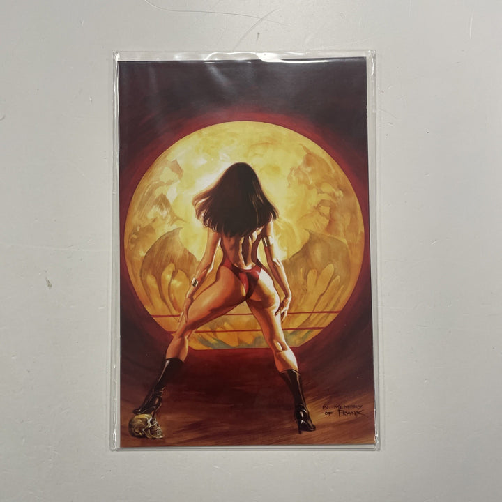 Vampirella #1 2010 NM Alex Ross Frank Frazetta Homage Dynamic Forces Virgin0