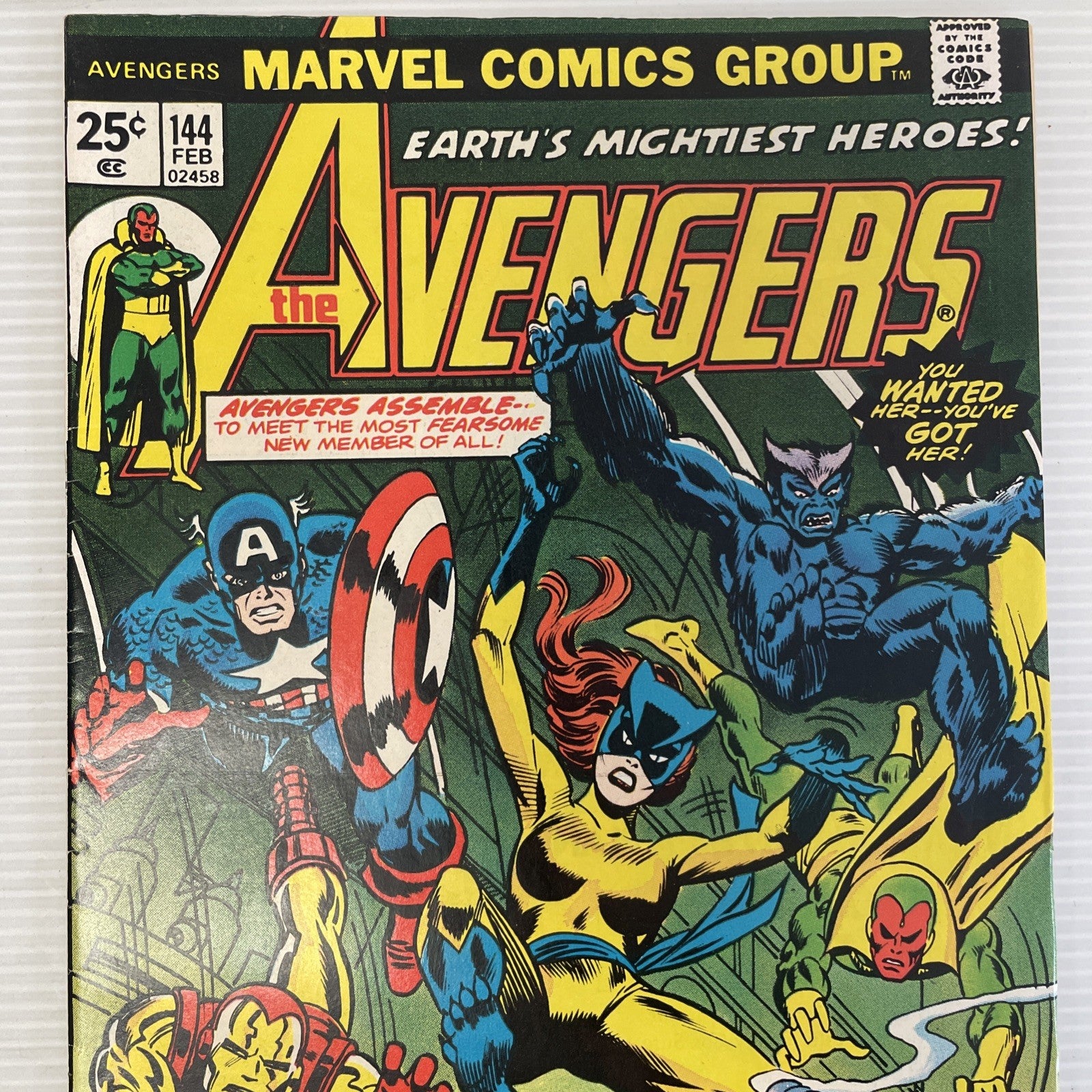 Avengers #144 1976 VF- 1st Appearance of Hellcat1