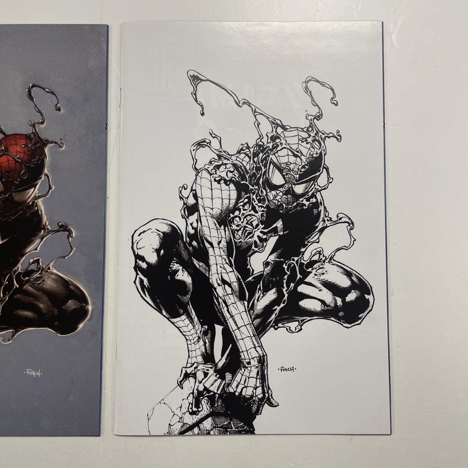 Amazing Spider-Man #35 2023 NM David Finch Trade Virgin Sketch Variant Set3