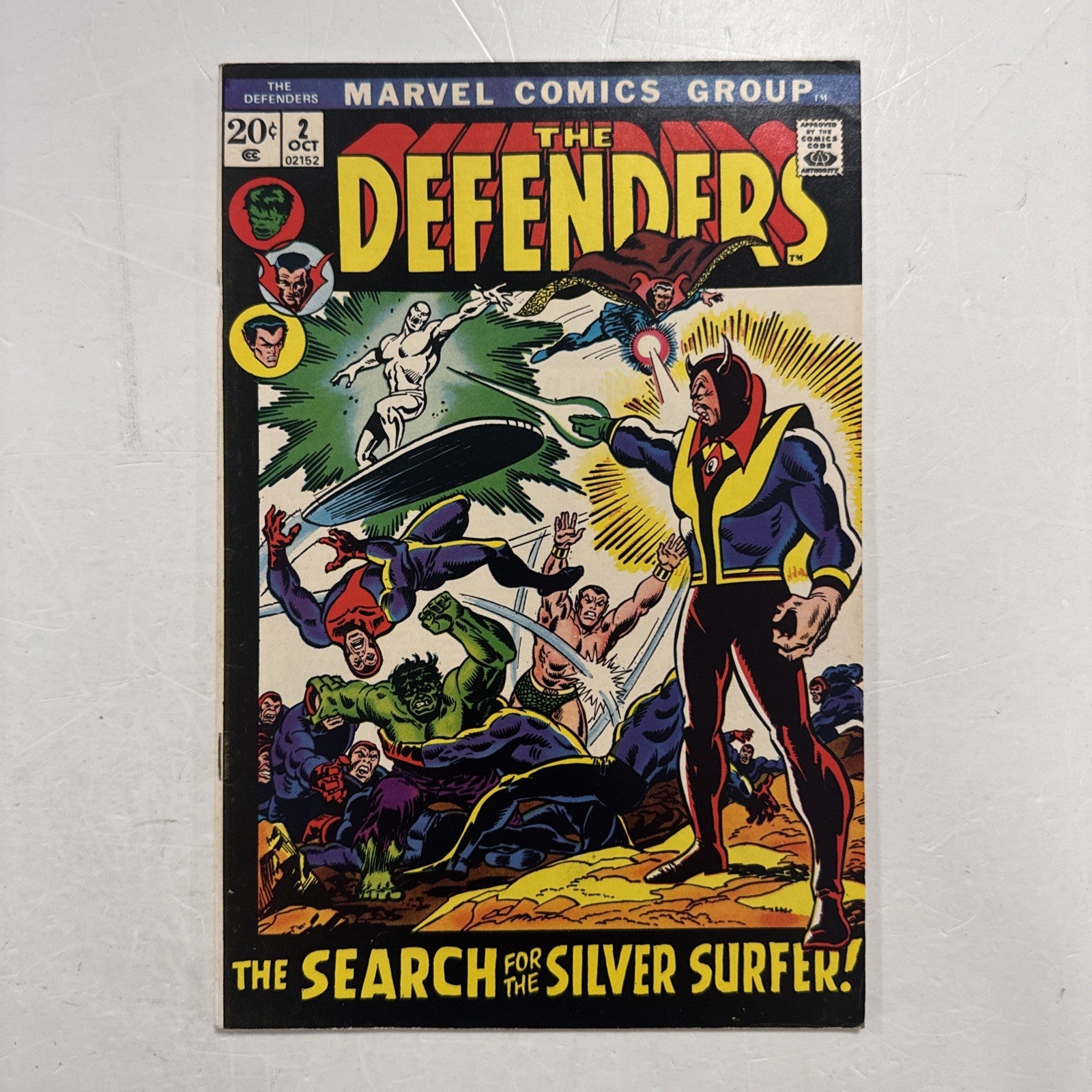 Defenders #2 1972 FN 1st Calizuma & Silver Surfer Joins0