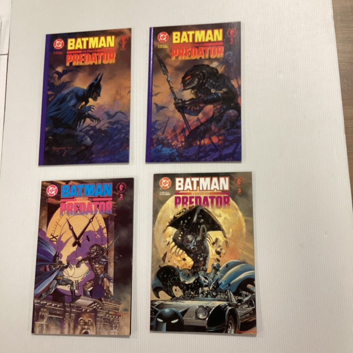 Batman Vs Predator #1-3 1991 VF/NM Both covers of #1