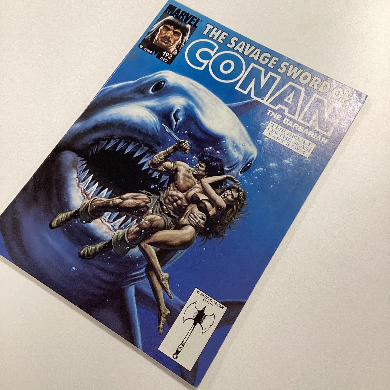 The Savage Sword Of Conan The Barbarian #192 1992 FN5