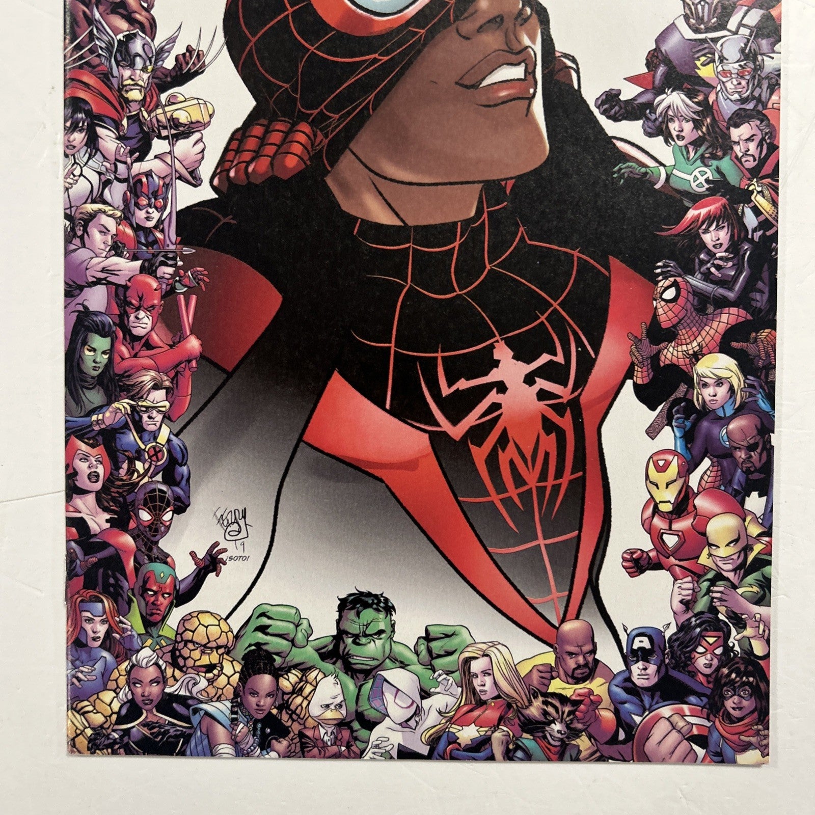 Miles Morales Spider-man #9 2019 VF/NM Pasquel Ferry Frame Variant2
