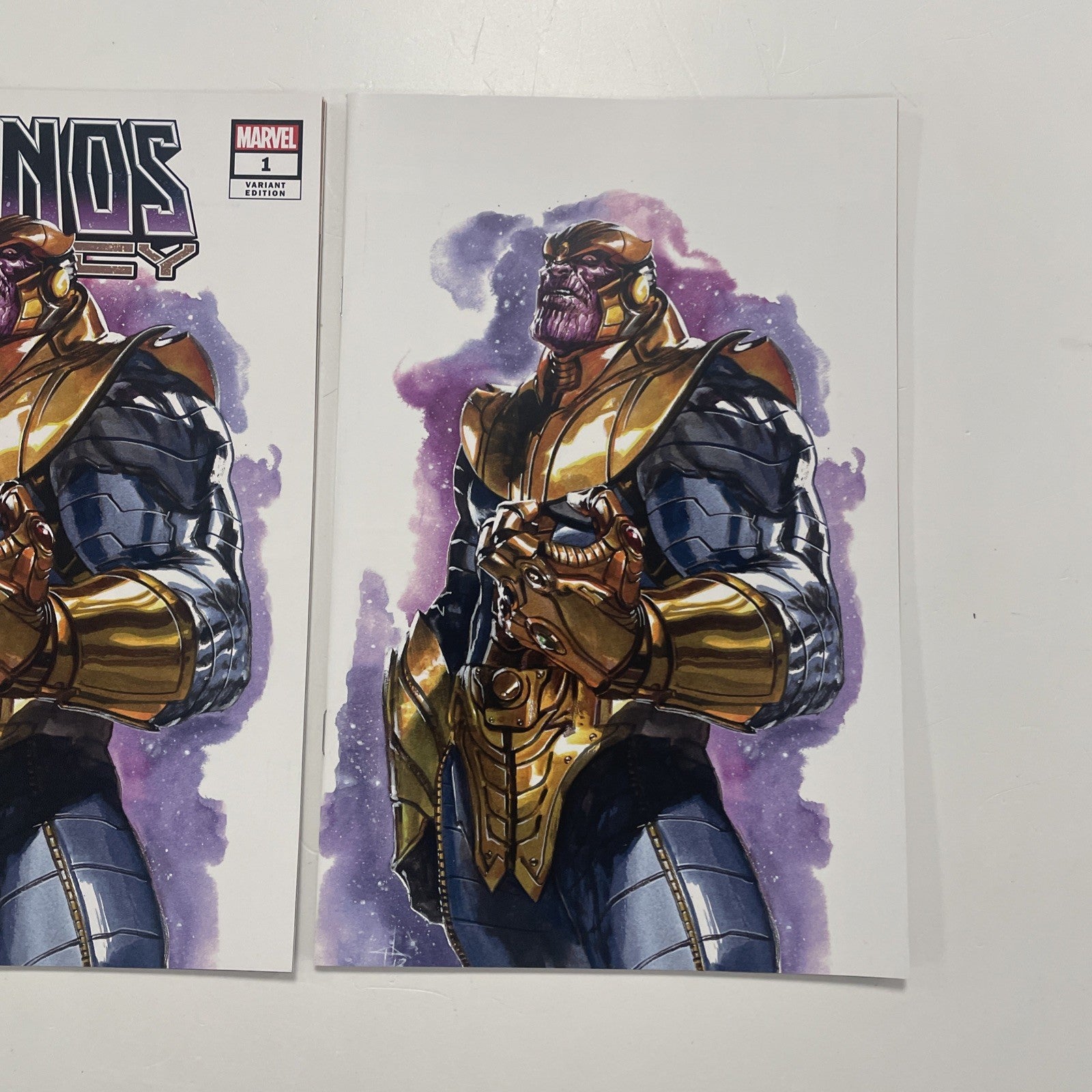 Thanos Legacy #1 2018 NM Gabriele Dell'otto Trade Dress & Virgin Variant Set2