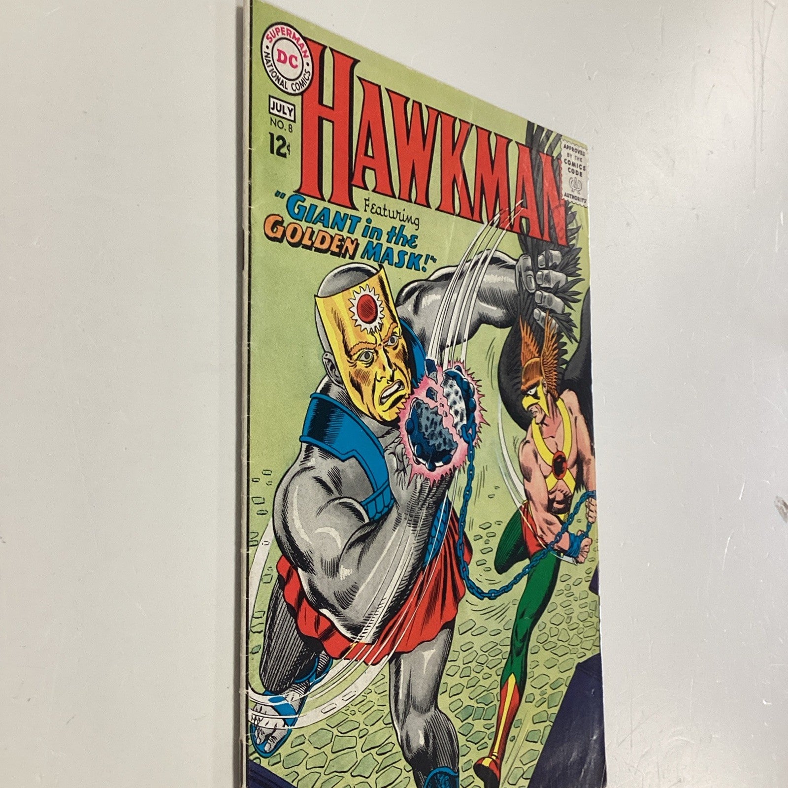 Hawkman #8 1965 VG Pence Stamp3