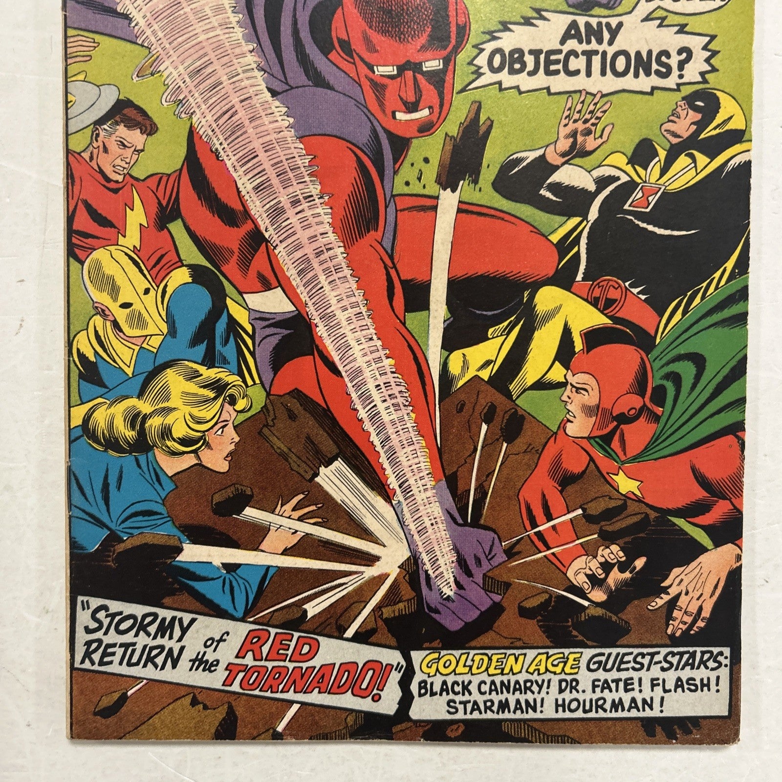Justice League of America #64 1968 FN 1st Silver Age Red Tornado Pence Stamp2