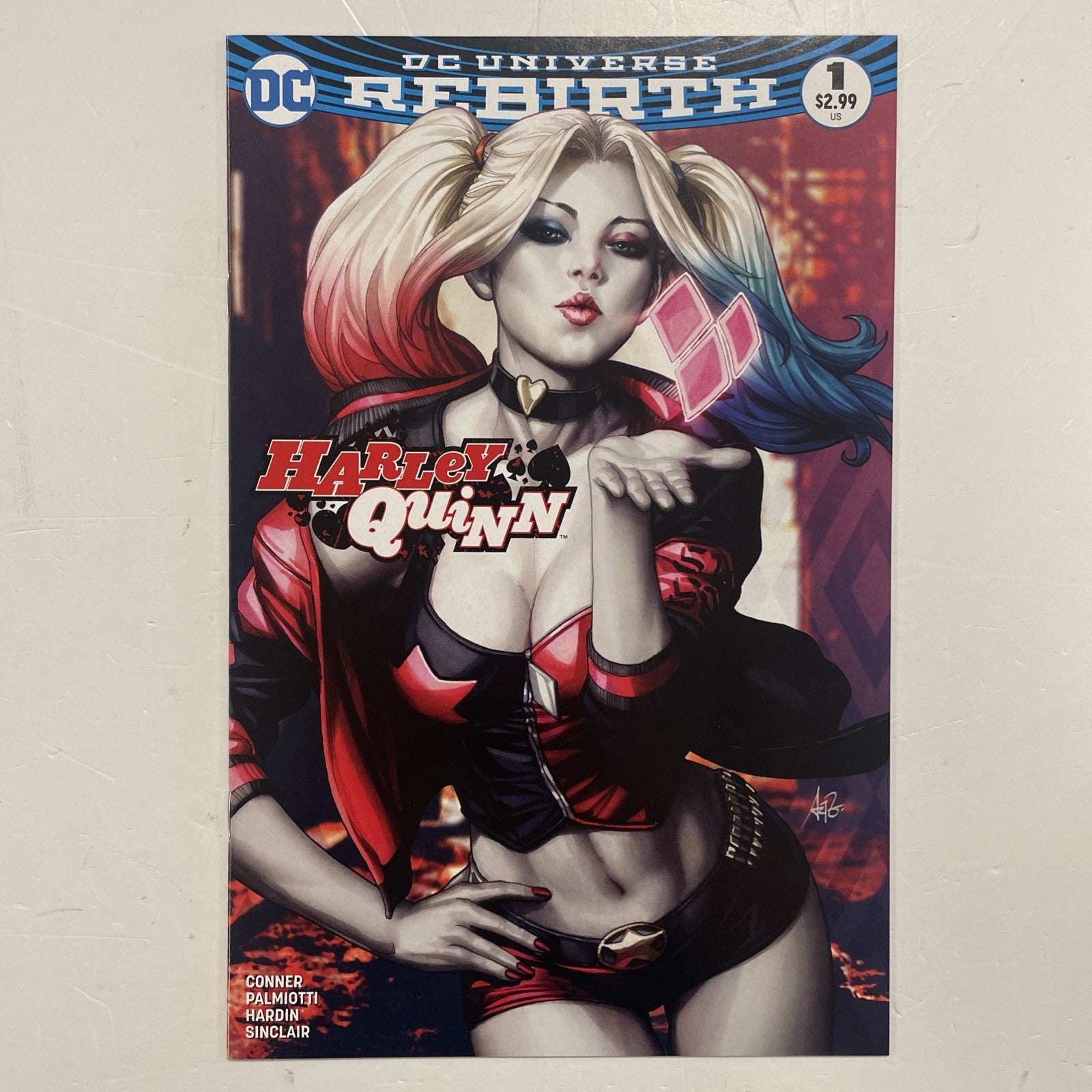 Harley Quinn #1 2016 NM Stanley Artgerm Lau Variant Rebirth0