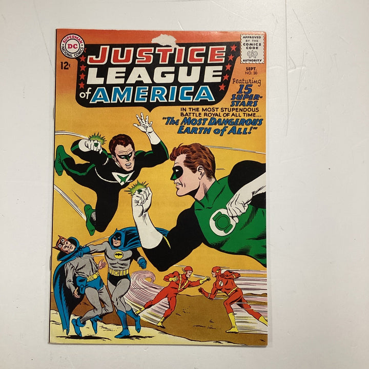 Justice League Of America #30 1964 VG **Piece missing centre top of front cover0