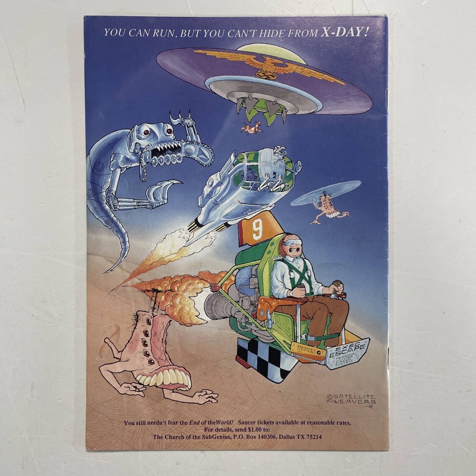 Bob's Favorite Comics Subgenius Comic #1 1989 VG Rip Off Press Paul Mavrides3