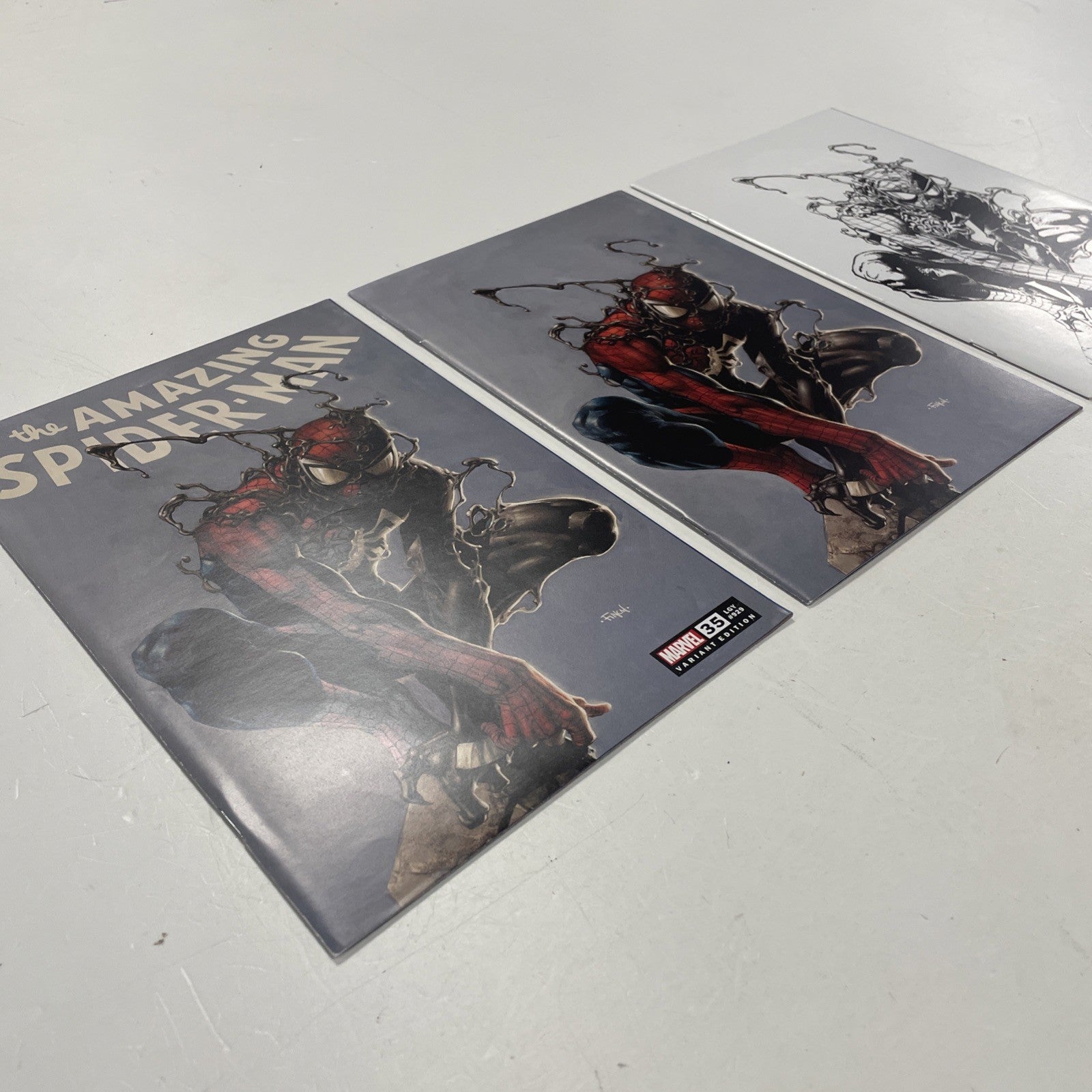 Amazing Spider-Man #35 2023 NM David Finch Trade Virgin Sketch Variant Set4
