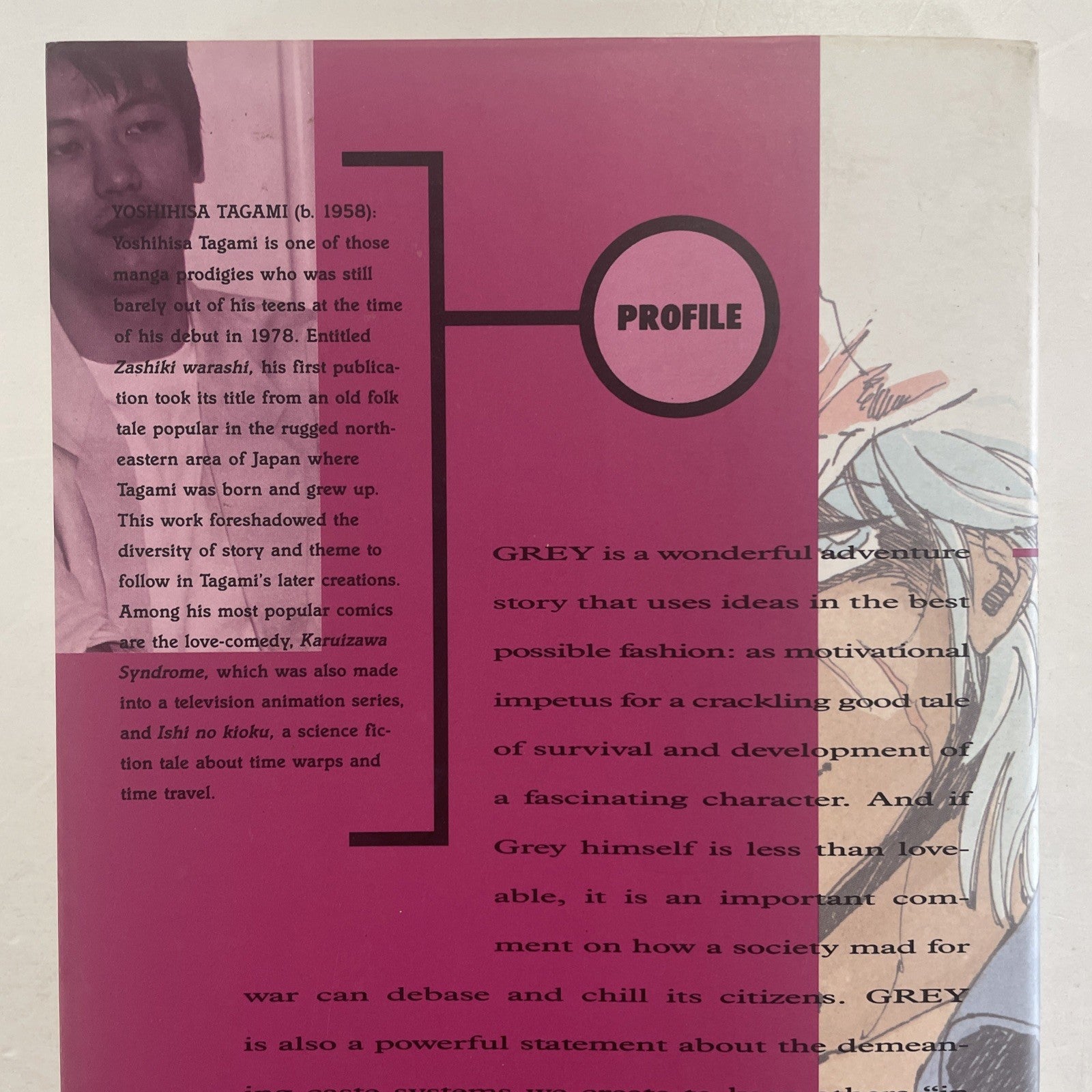 Grey Volume 1 1989 Perfect Collection Yoshihisa Tagami Manga  Viz Graphic Novel5