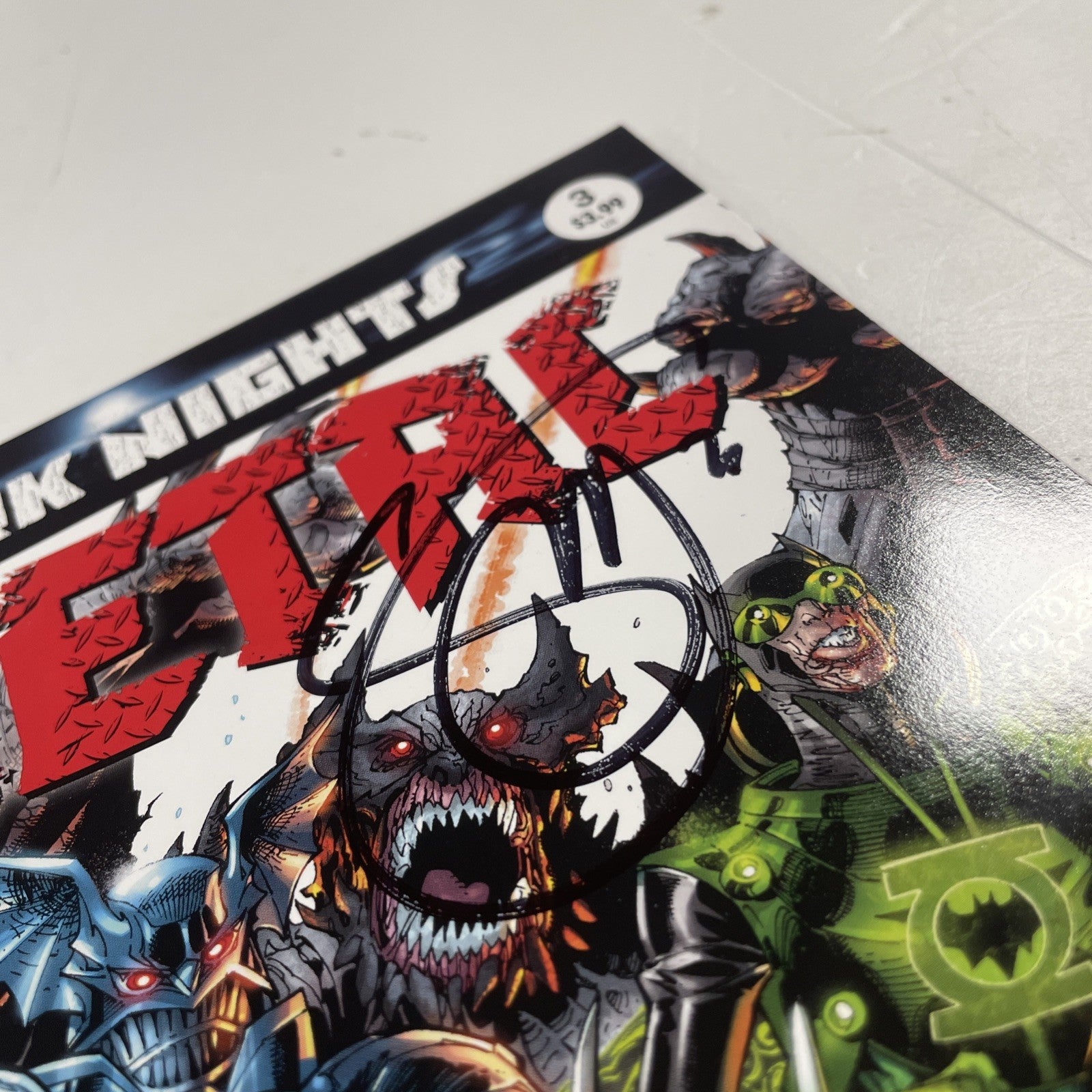 Dark Knights Metal  #3 2017 NM Jim Lee Variant Signed Scott Snyder4