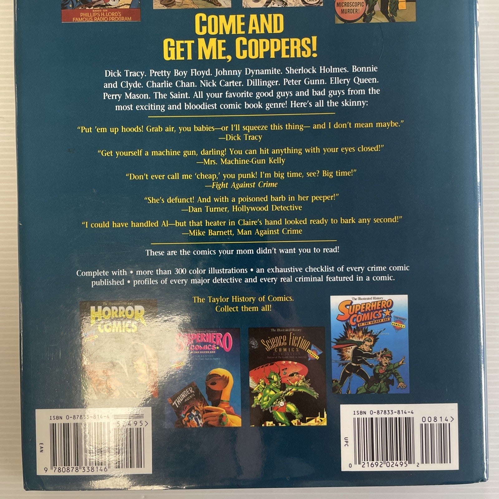 Illustrated History Crime Comics Mike Benton No 5 1993 Hardcover6
