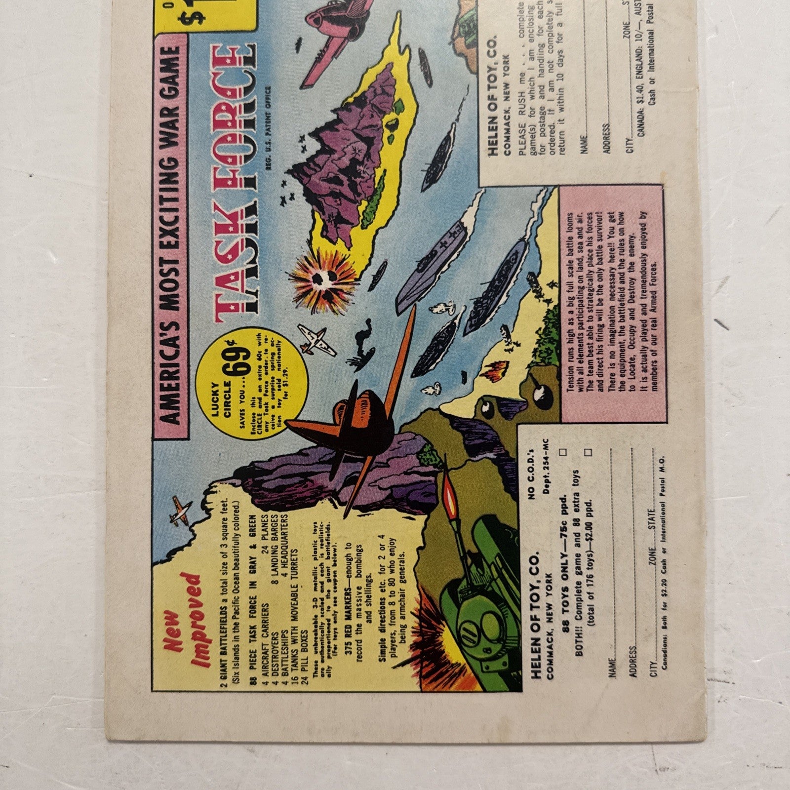 Superman #178 1965 FN Stamp on rear cover5