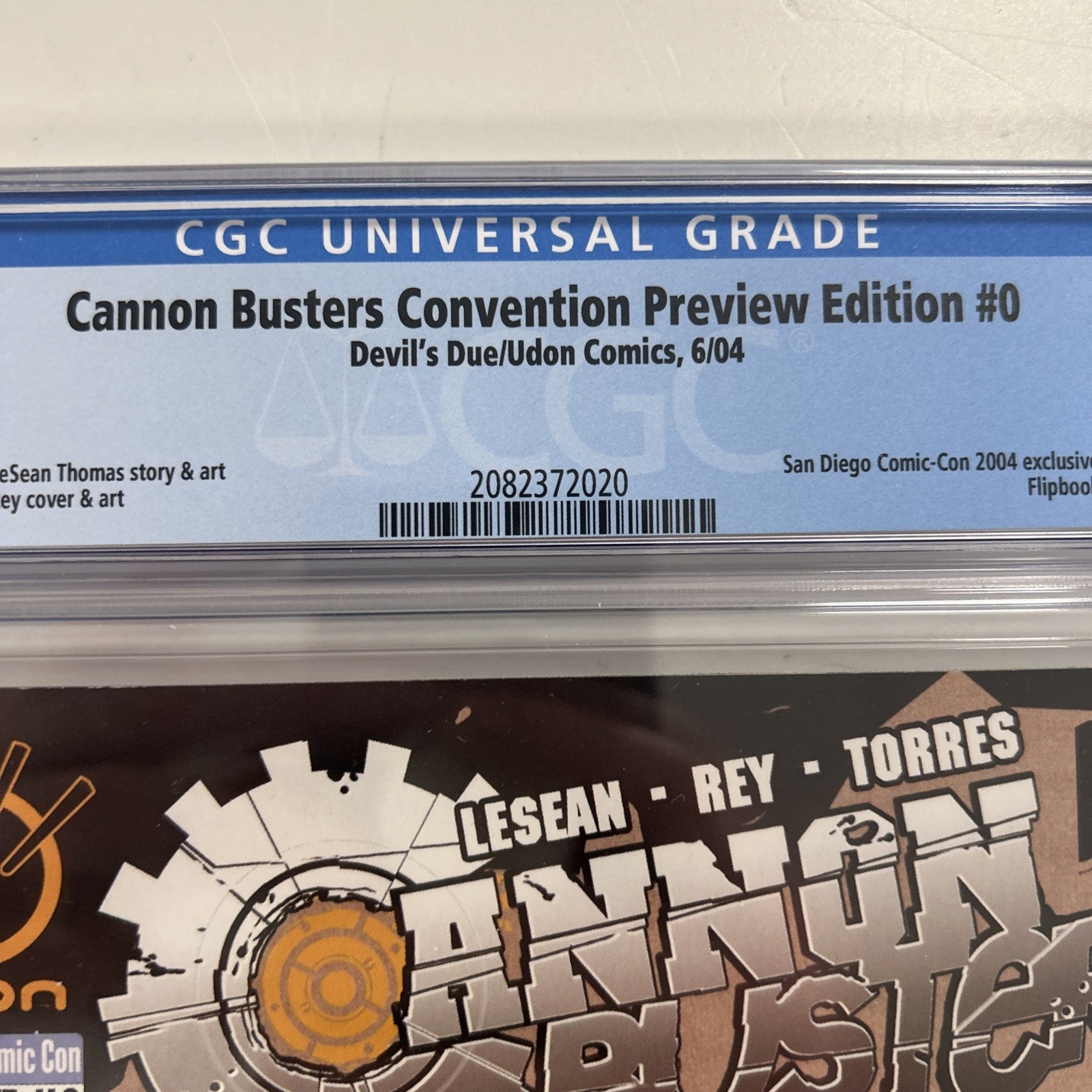 Cannon Busters #0 2004 CGC 9.6 San Diego Comic Con Exclusive Udon SDCC Netflix4