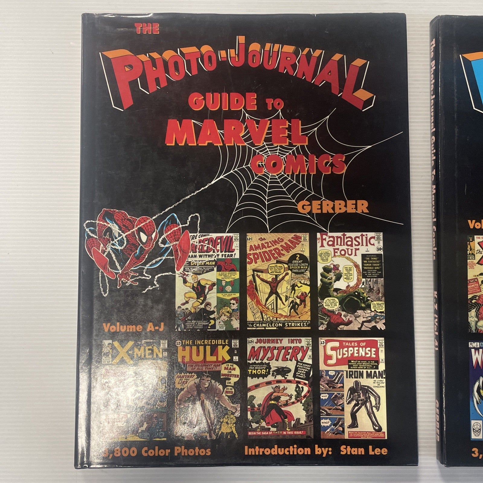 The Photo-Journal Guide to Marvel Comic Vol 3 & 4 A-J & K-Z Gerber Hardcover Set1