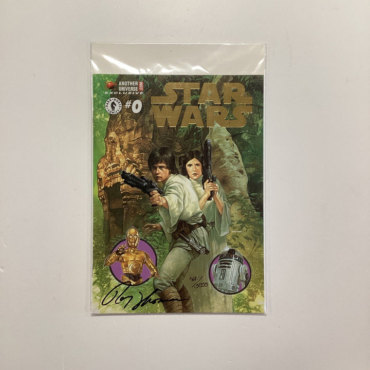 Star Wars #0 1997 NM Gold Foil Signed Roy Thomas DF CoA 421/50000