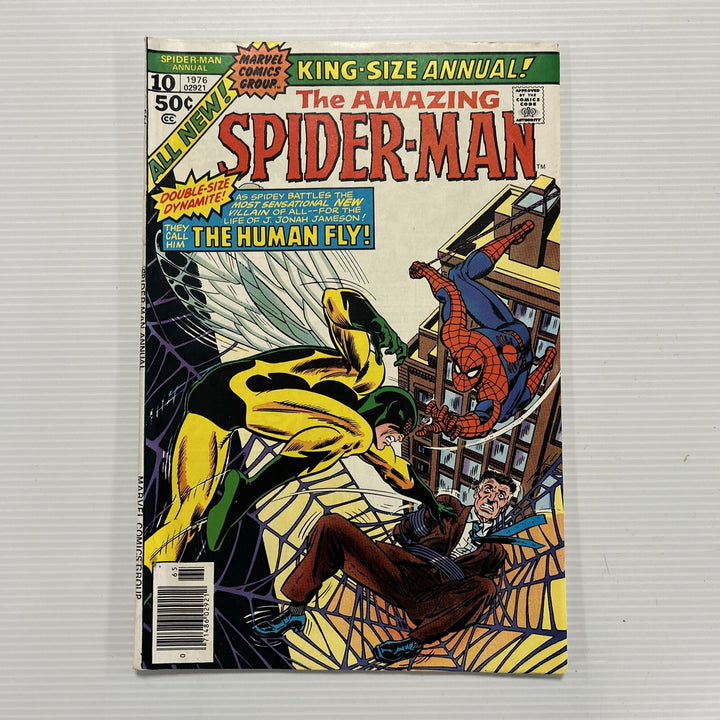 Amazing Spider-Man King Size #10 1976 FN 1st Human Fly  Cent Copy0