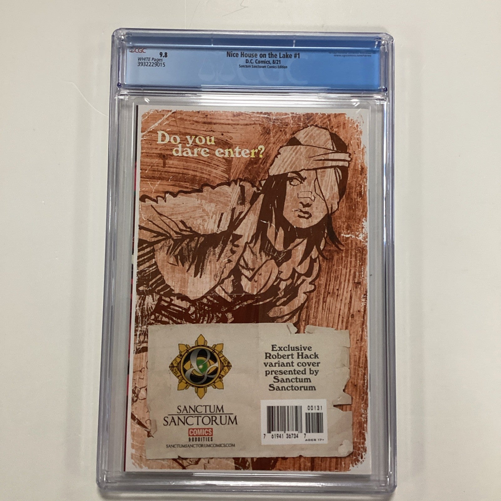 Nice House on the Lake #1 2021 CGC 9.8 White Pages Sanctum Sanctorum Variant7